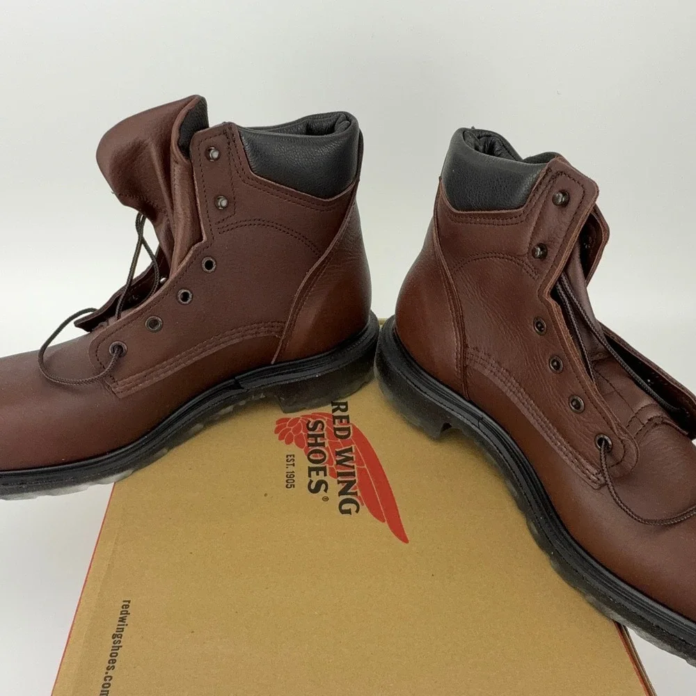 Red Wing 606 Supersole 2.0 6 inch Soft Toe Boot Mens 11.5 E NIB